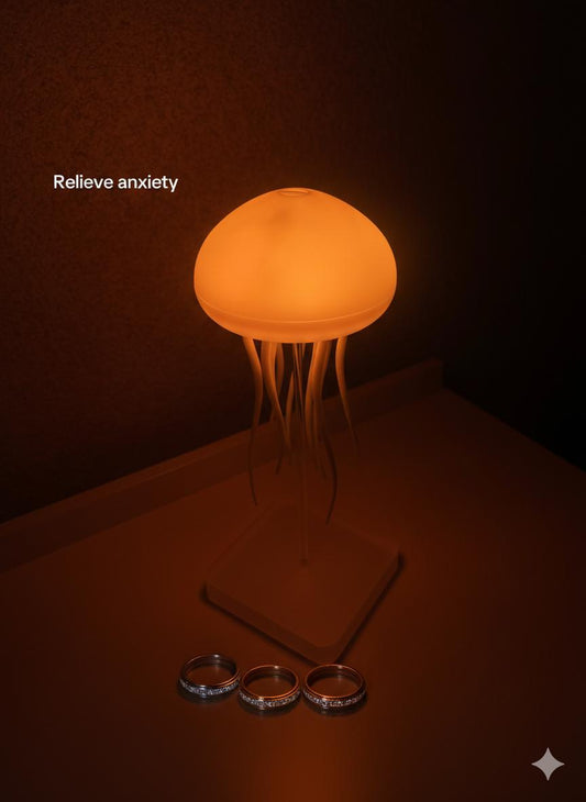 Jellyfish Lamp + Anxiety Ring