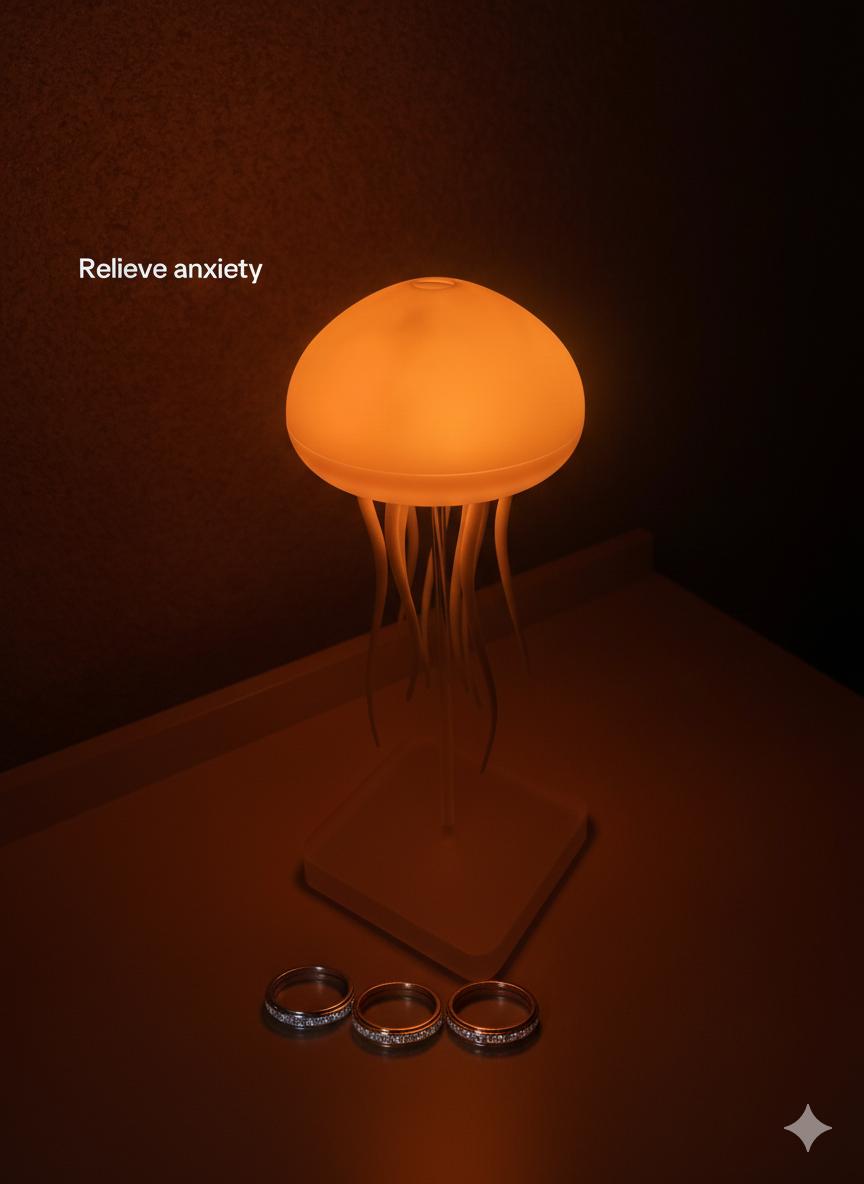Jellyfish Lamp + Anxiety Ring
